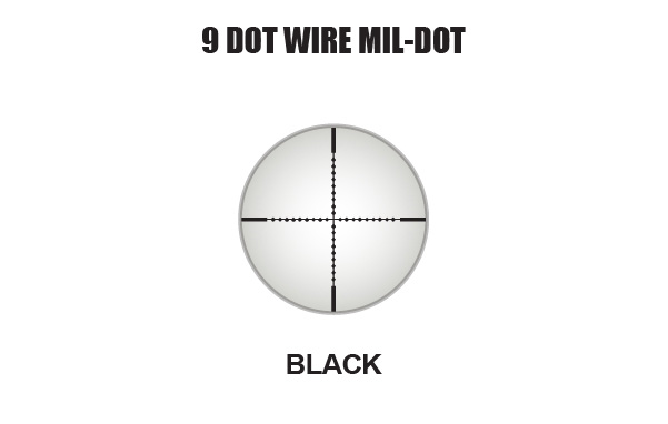  MIL-DOT BLACK 9 DOT
