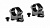 Кольца быстросъемные Hawke стальные на 26мм Weaver средние (23101) винт/рычаг