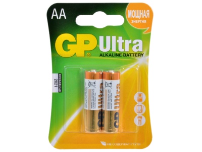 Элемент питания GP Ultra GP15AU-2SR LR6 (AA) BL4 - упаковка 4шт — интернет-магазин «Комбат»
